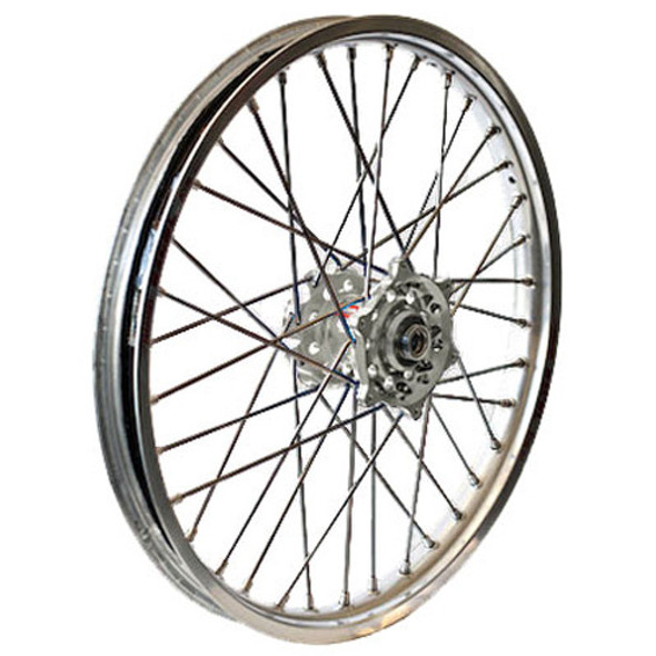 Dubya Rear Wheel 2.15 X 19 Silver Hub Silver Rim 56-3157Ss