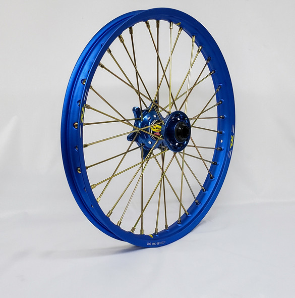 Pro-Wheel Wheel Front 1.60X21 Blue Hub Blu Rim/Gld Spoke/Gld Nipple 23-3103344