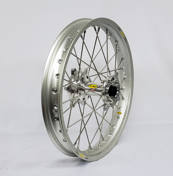 Pro-Wheel Wheel Rear 1.85X19 Silver Hub Sil Rim/Sil Spoke/Sil Nipple 24-1101111
