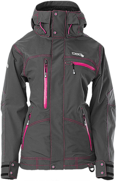 DSG Avid Neo Jacket Xl Charcoal/Pink 97010