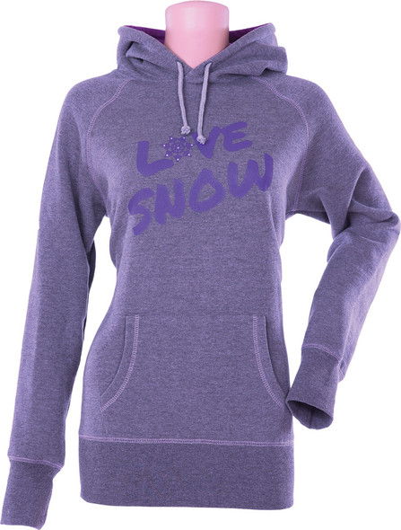 DSG Love Snow Pullover Hoodie Purple L 12898