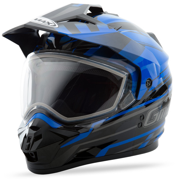 Gmax Gm-11S Sport Helmet Trekka Black/Blue 2X G2116218 Tc-2