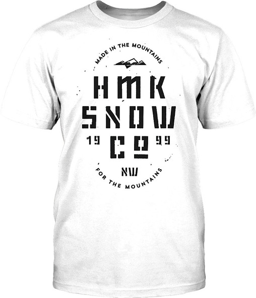 Hmk Stencil Tee White M Hm2Sststewm