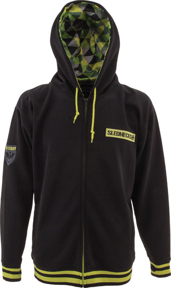 Slednecks Destroy Zip Hoodie Black L 510014