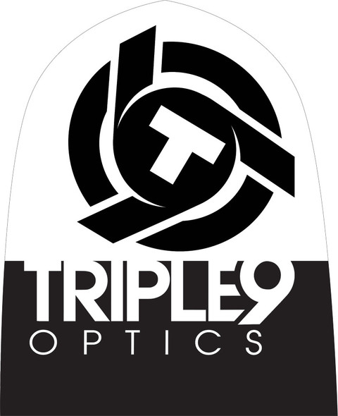 Triple 9 Logo Beanie (Black/White) 37-2701