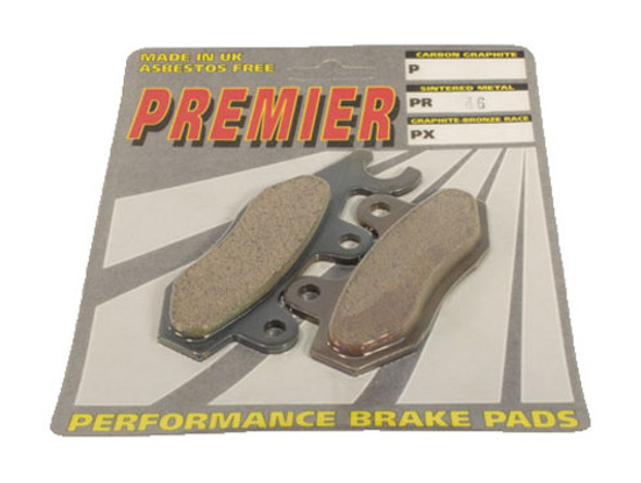 Premier Braking ATV Brake Pad Metallic Pr46