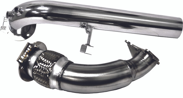 BMP Big Mo 3" Exhaust No Muffler 1100 Turbo Procross/Climb 22-118-Ss