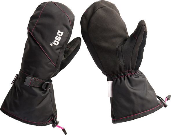 DSG Craze Mittens Black Xs 97296