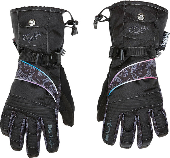DSG Lace Gloves Black L 12526