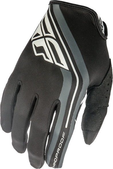Fly Racing Windproof Lite Gloves Black Sz 10 369-140~10