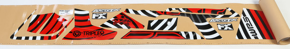 Arcticfx Hood/Side Kit Three.4 Red Polaris Pro Ride Rmk 01-2-23-22-01