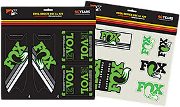 Fox Float Evol Heritage Decal Kit (Green) 803-00-929