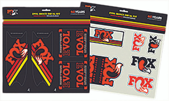 Fox Float Evol Heritage Decal Kit (Orange) 803-00-916