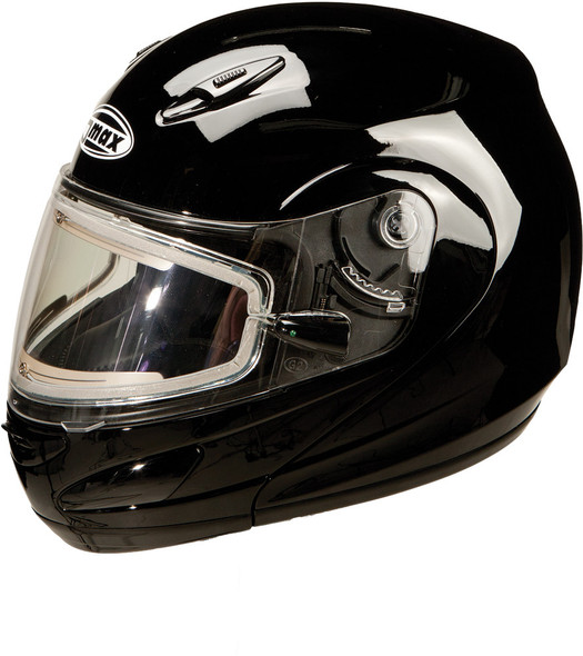 Gmax Gm-44S Modular Helmet Black W/Electric Shield 3X G6244119