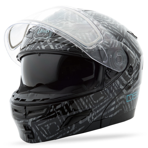 Gmax Gm-54S DSG Aztec Helmet Black Xs 2548213