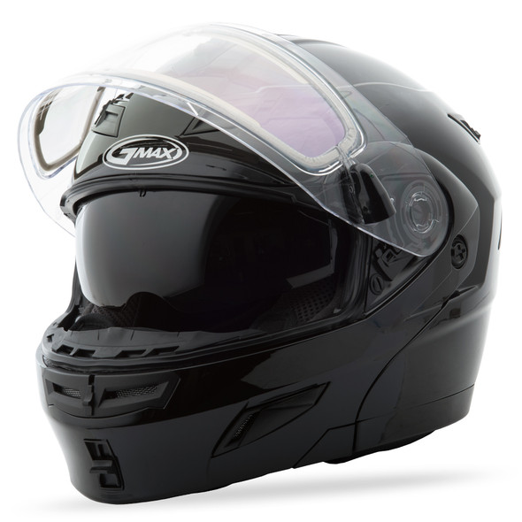 Gmax Gm-54S Modular Snow Helmet W/Electric Shield Black Xs G454023