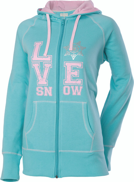 DSG Love Snow Zip Hoodie Mint 3X 97348