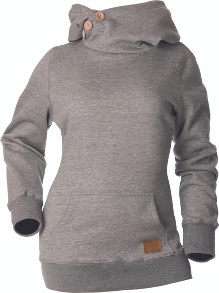 DSG Side Button Pullover Hoodie Grey L 35677