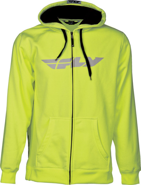 Fly Racing Corporate Zip Up Hoodie Hi-Vis X 354-0198X