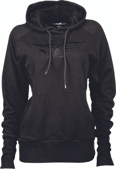 Fly Racing Laced Pullover Hoodie Black M/L 358-00902