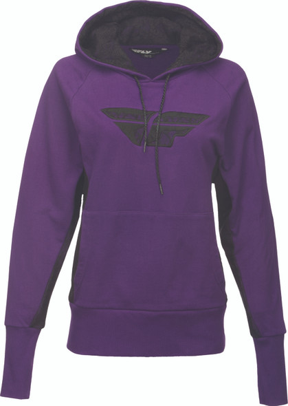 Fly Racing Laced Pullover Hoodie Purple M/L 358-01005