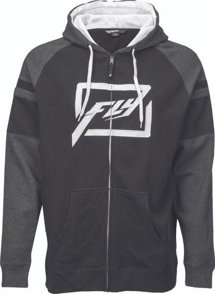 Fly Racing Threshold Hoodie Black/Heather X 354-6270X