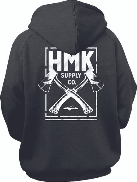 Hmk Cross Full-Zip Hoodie Black Md Hm2Fzcrobm