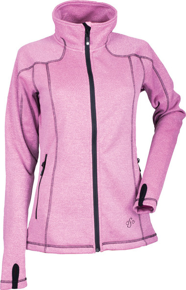 DSG Performance Fleece Pink Heather/Black Md 35312