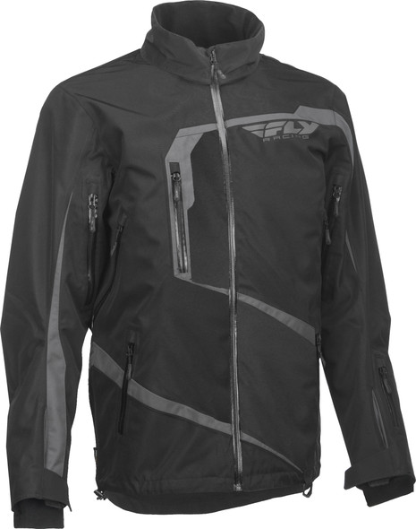 Fly Racing Carbon Jacket Black/Grey 2X #6152 470-40302X