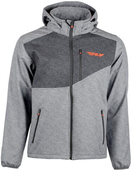 Fly Racing Fly Checkpoint Jacket Grey Heather/Orange 2X 354-63822X