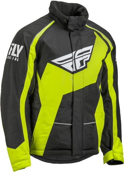 Fly Racing Fly Outpost Jacket Black/Hi-Vis Sm 470-4097S