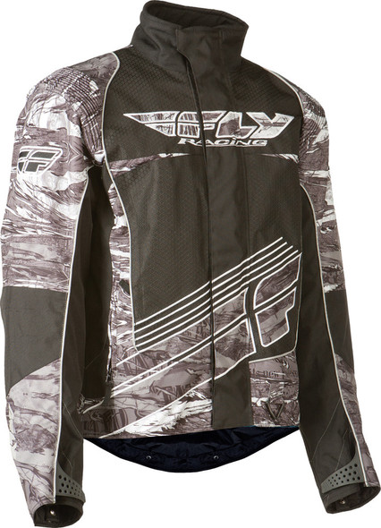 Fly Racing Fly Snx Wild Jacket Black/White Lg #5692 470-2170~4