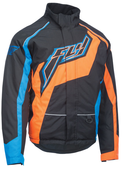 Fly Racing Outpost Jacket Black/Orange/Blue 2X #6152 470-40182X