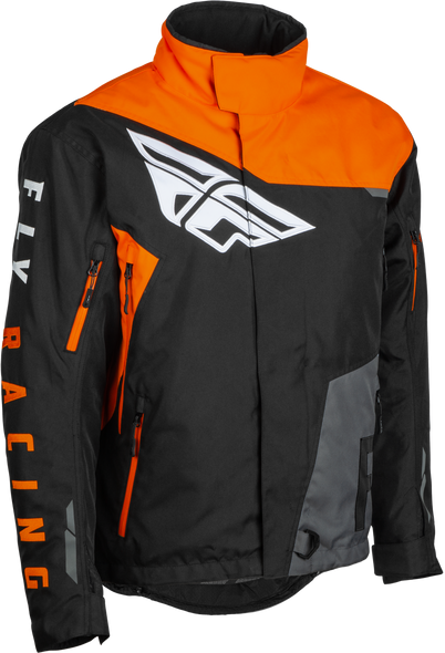 Fly Racing Snx Pro Jacket Black/Grey/Orange Sm 470-4118S