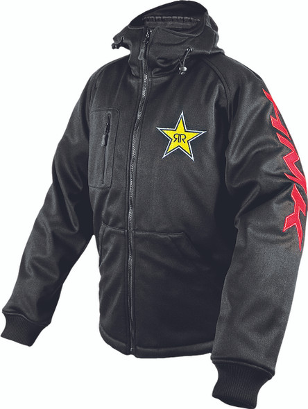 Hmk Hooded Tech Shell Rockstar Black 2X Hm7Htsrb2X