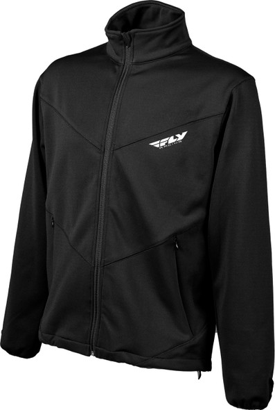 Fly Racing Mid Layer Top Black Lg 354-6090L