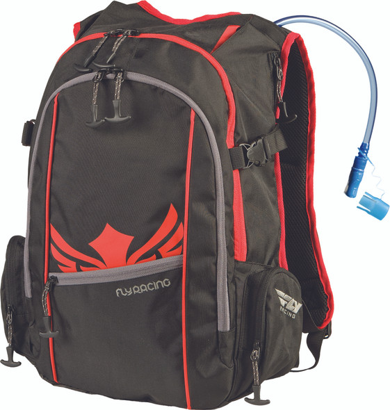 Fly Racing Back Country Backpack Black/Red 28-5128