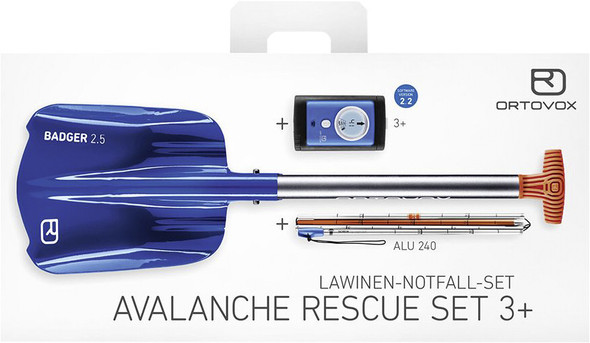 Ortovox Avalanche Rescue Set 3+ Beacon Badger Alu 240 29755 00001