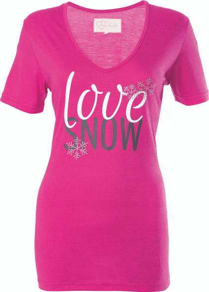 DSG Love Snow Tee Fuchsia M 97423