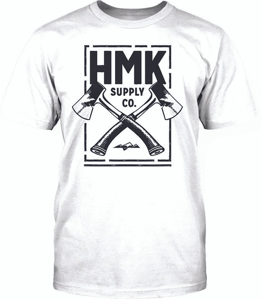 Hmk Cross Tee White M Hm2Sstcrowm