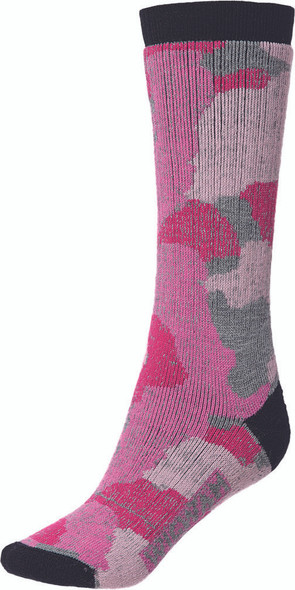 DSG Fly Mer Wool Hw Socks Cam Pink 67825