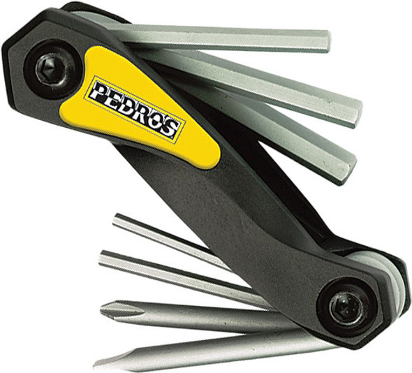 Pedros Folding Hex Set W/Screwdrivers 6463120