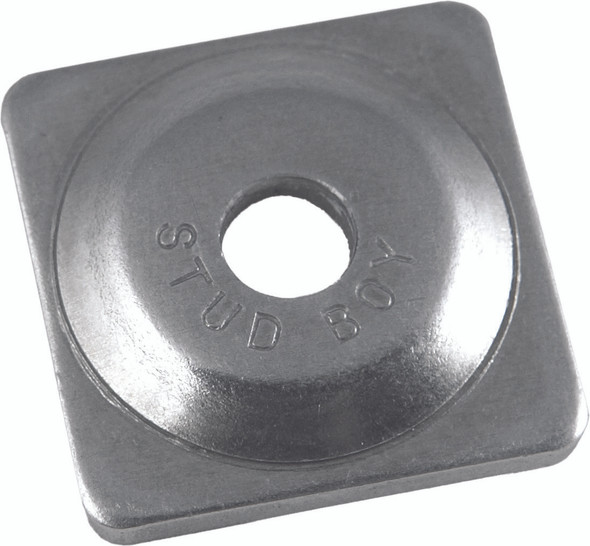 Stud Boy Square Backer Plates Aluminum 96/Pk 2061-P3
