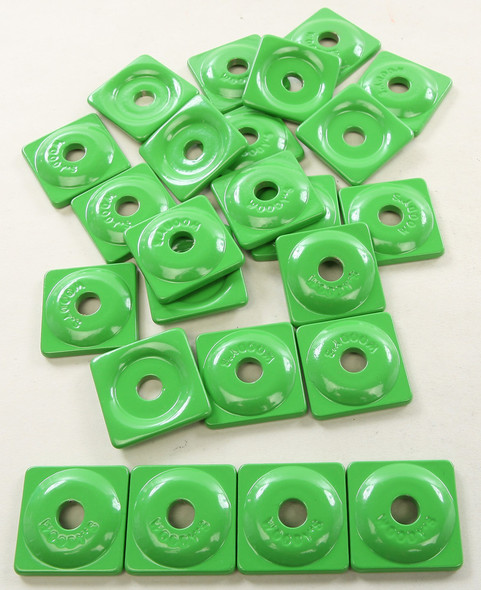 Woodys Square Digger Support Plate 24/Pk (Green) Asw2-3780