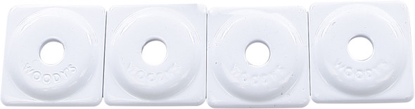 Woodys Square Digger Support Plate White 96/Pk Asw2-3815-B