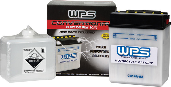 Wps Battery W/Acid 6N6-1D 6N6-1D