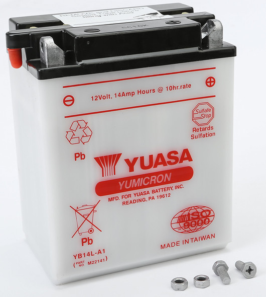 Yuasa Battery Yb14L-A1 Conventional Yuam22141