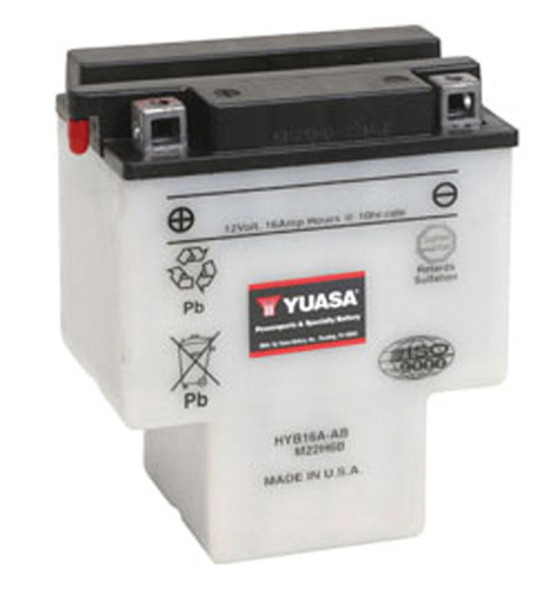 Yuasa Hyb16A-Ab Yumicron-12 Volt Battery Yuam22H6B