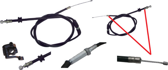 Mogo Parts Throttle Cable T3 28.5" T3-285