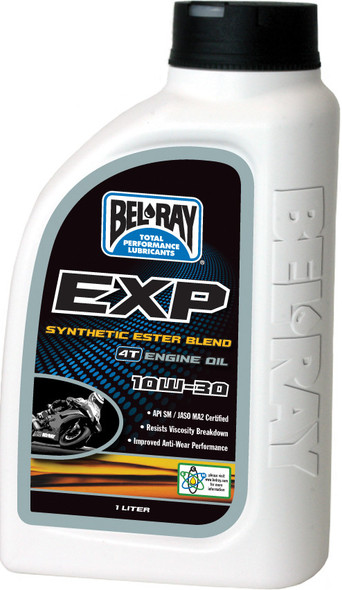 Bel-Ray Exp Synthetic Ester Blend 4T Engine Oil 10W-30 1L 99110-B1Lw